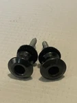 Used Jim Dunlop Electric Guitar Black Strap Lock Buttons Set. Fixed Price $12.49.