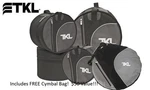 Tkl Black Belt 4-PIECE (12, 14, 20, 5.5 X 14) Drum Set W/free Cymbal Bag!. Fixed Price $250.00.