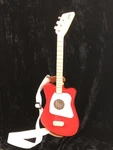 Loog Mini Acoustic Red Guitar With Gig Bag Ages 3+ For Little Hands. Fixed Price $90.00.