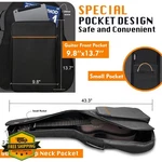 Nagan Acoustic Guitar Bag 0.5-INCH Extra Thick Padding, 40 41 42 Gig Gui.... Fixed Price $68.18.