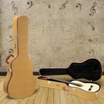 Xcceries 41" Folk Acoustic Guitar Hard Shell Carrying Case Microgroove Flat. Fixed Price $143.90.
