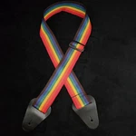 Perris Nylon Rainbow Electric/bass/acoustic Guitar Strap W/ Leather Ends - New. Fixed Price $9.97.