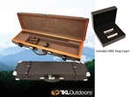 Tkl Outdoors 12 Gauge Black Leather And Oak Side-by-side Shotgun Case W/free .... Fixed Price $350.00.