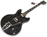 Schecter Corsair Semi Hollow Guitar Black B-stock 0653. Fixed Price $1039.20.