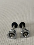 2000'S Jackson RR3 & Dinky Series Guitar Factory Chrome Oversize Strap Buttons. Fixed Price $14.99.