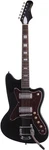 Silvertone 1478 Offset Solid Body Electric Guitar With Bigsby Trem, Black. Fixed Price $499.00.