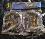 Fender 2PAK Deluxe Tweed Electric Guitar/instrument Cable 10FT And Strap. Fixed Price $38.00.