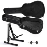 Yescom 41" Acoustic Guitar Case Hard Shell W/ Folding Stand For Bass. Fixed Price $109.90.