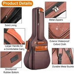Best Guitar Case Soft Padded Acoustic Thickened Waterproof Classical Gig. Fixed Price $29.98.