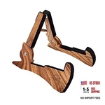Punk Guitar Stand,holder,string Instrument Bracket, Cute Rabbit Zebra Wood. Fixed Price $42.90.