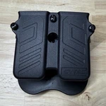Cytac Universal Polymer Double Magazine Pouch Black. Fixed Price $25.00.