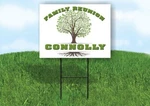 Connolly Family Reunion Gr Tree 18 In X24 Yard Sign Road With Stand. Fixed Price $26.99.