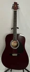 Stagg Handmade Western Acoustic Guitar Red SW203TR & Gig Bag. Fixed Price $36.00.