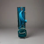 Vintage Knight Pro Design Teal Golf Bag 14 Club Divider Deluxe W/shoulder Strap. Fixed Price $78.88.