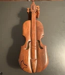 Puzzle Box, Bass, Viola, Violin, Fiddle, Cello, Gift For Musicians, Wooden. Fixed Price $13.50.