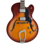 Hagstrom Hj 800 Single Cut Hollow Electric Guitar - Vintage Sunburst. Fixed Price $1399.00.