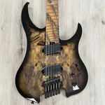 Legator G6FOD Ghost Overdrive Headless Multi-scale Guitar, Jupiter Burst. Fixed Price $1499.99.