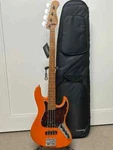 Sadowsky Metroexpress Hybrid P/j 4 String Bass W/maple Board Candy Apple Orange. Fixed Price $1025.00.