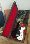 1960'S Silvertone 1448 With 3W Tube Amp-in-case Black Sparkle. Orig. Cable !. Fixed Price $895.00.