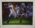 Alabama Football Signed Daniel Moore 2009 Iron Bowl "the Drive" Le Print. Fixed Price $99.95.