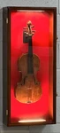 Ukulele Display Case Violin Fiddle Mandolin Walnut Wood Cabinet Wall Rack. Fixed Price $265.88.