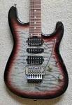 Charvel Mj San Dimas Style 1 Hsh Fr Pf Qm Electric Guitar, Midnight Glow, Hsgb. Fixed Price $1595.00.