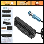 Rechargeable Acoustic Guitar Pickup - Adjustable Soundhole Magnetic Coil Mic, Vo. Fixed Price $74.99.