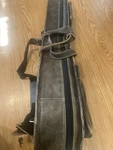 Harvest Leather Brown Electric Guitar Gig Bag Single Capacity Protective Case. Fixed Price $275.00.