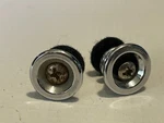 2000'S Jackson JS30R & Dinky Series Guitar Factory Chrome Oversize Strap Buttons. Fixed Price $14.99.