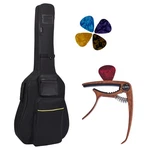 Ppoppo 41 Acoustic Guitar Gig 40-42 Inches, Bag+capo. Fixed Price $41.36.
