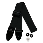 Adjustable Guitar Strap 2" Black For Electric/acoustic W/ Pick & Locks. Fixed Price $14.95.