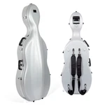 Crossrock 4/4 And 3/4 Size Abs Molded Cello Case With Wheels In Silver. Fixed Price $351.99.
