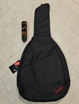 Fender FA405 Dreadnought Acoustic Guitar Gig Bag Black & Bonus Strap New. Fixed Price $25.00.
