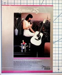 Takamine 25TH Anniversary Guitar Ad 1980S Acoustic Electric Empire State Nyc. Fixed Price $18.05.