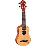 Ortega Bonfire RU5 Soprano Ukulele Natural. Fixed Price $79.99.