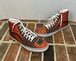 Vans SK8-HI Custom Culture Rockstar Guitar Strings Men 13 Orange Shoes Sneakers. Fixed Price $49.95.