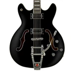 Hagstrom Tremar Viking Baritone Dlx Semi-hollow Electric Guitar Black Gloss. Fixed Price $1349.00.