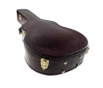 Solo Archtop Style Hardshell Guitar Case, Brown Faux Gatorskin. Fixed Price $101.42.