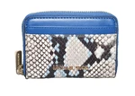 Michael Kors Jet Set Med Zip Card Case Electric Blue Snake Leather 35T0GTVD2G. Fixed Price $51.35.