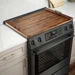 Acacia Stove Top Covers For Electric - Wooden Noodle Board Gas. Fixed Price $68.98.
