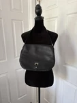 Ann Taylor Classic Black Leather Shoulder Bag. Fixed Price $22.00.