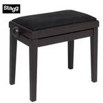 Stagg Matte Rosewood Adjustable Piano Bench W/ Black Velvet Top PB06 Rwm Vbk. Fixed Price $159.99.