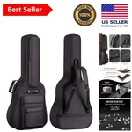 Waterproof Acoustic Guitar Bag With Thick Padding & 6 Pockets For 40-42". Fixed Price $49.56.