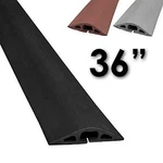 Electriduct D-2 Rubber Cord Cover 36 Inch (3 Feet) Black Floor Cable Gray. Fixed Price $14.99.