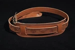Gretsch Walnut Tooled And Jeweled Leather Strap Western 6130. Fixed Price $50.00.