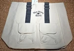 Walt Disney World 1971 Deluxe Tote Bag Canvas Embroided Straps Outside Pockets. Fixed Price $49.99.