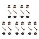10 Pack Of Chrome Strap Buttons For Electric - Universal Fit. Fixed Price $18.99.
