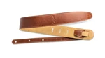 New Taylor 2.5" Leather Guitar Strap, Suede Back Medium Brown, #4100-25. Fixed Price $49.99.