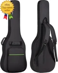 Electric Guitar Bag Gig Case 0.3IN Thick Padding Backpack Soft Green CY0293. Fixed Price $33.99.