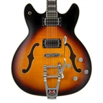 Hagstrom Tremar Viking Baritone Dlx Semi-hollow Guitar Tobacco Sunburst. Fixed Price $1399.00.